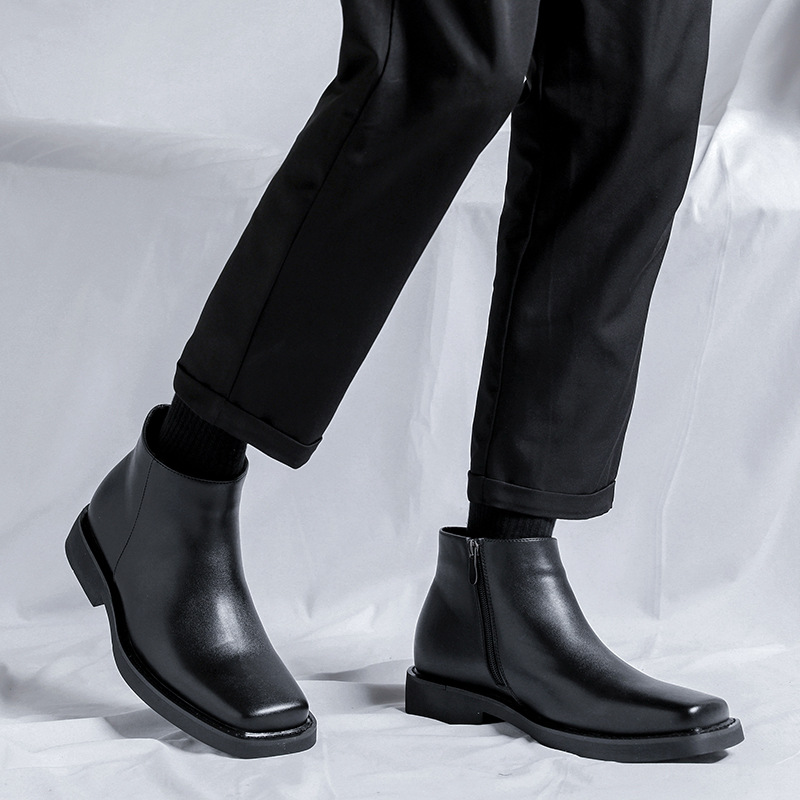 Luxe Mode Zwarte Heren Casual  - Men Formal Wear With Boots recensie en prijs