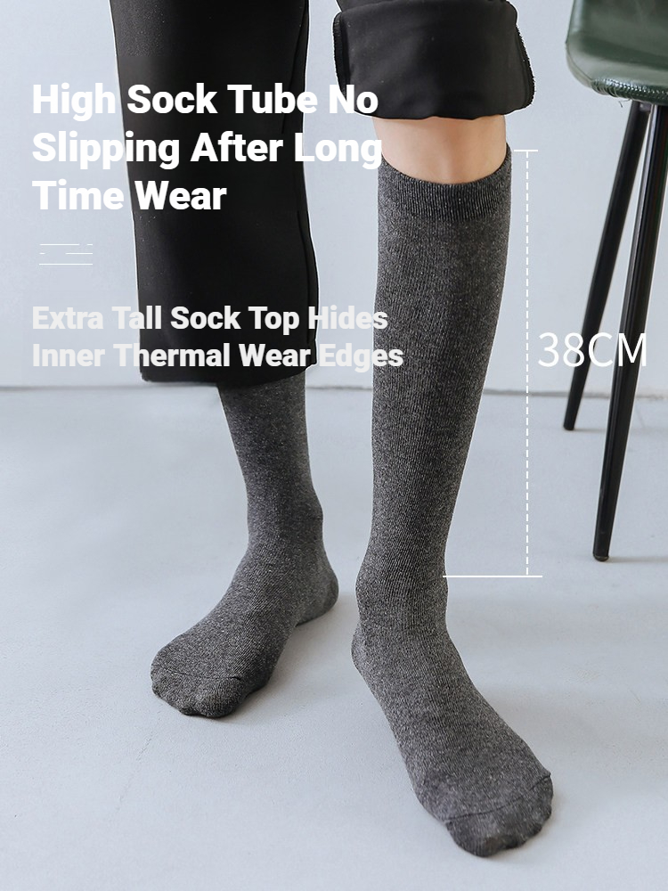 1 paar heren effen kniekousen, - Sock Garter Men recensie en prijs