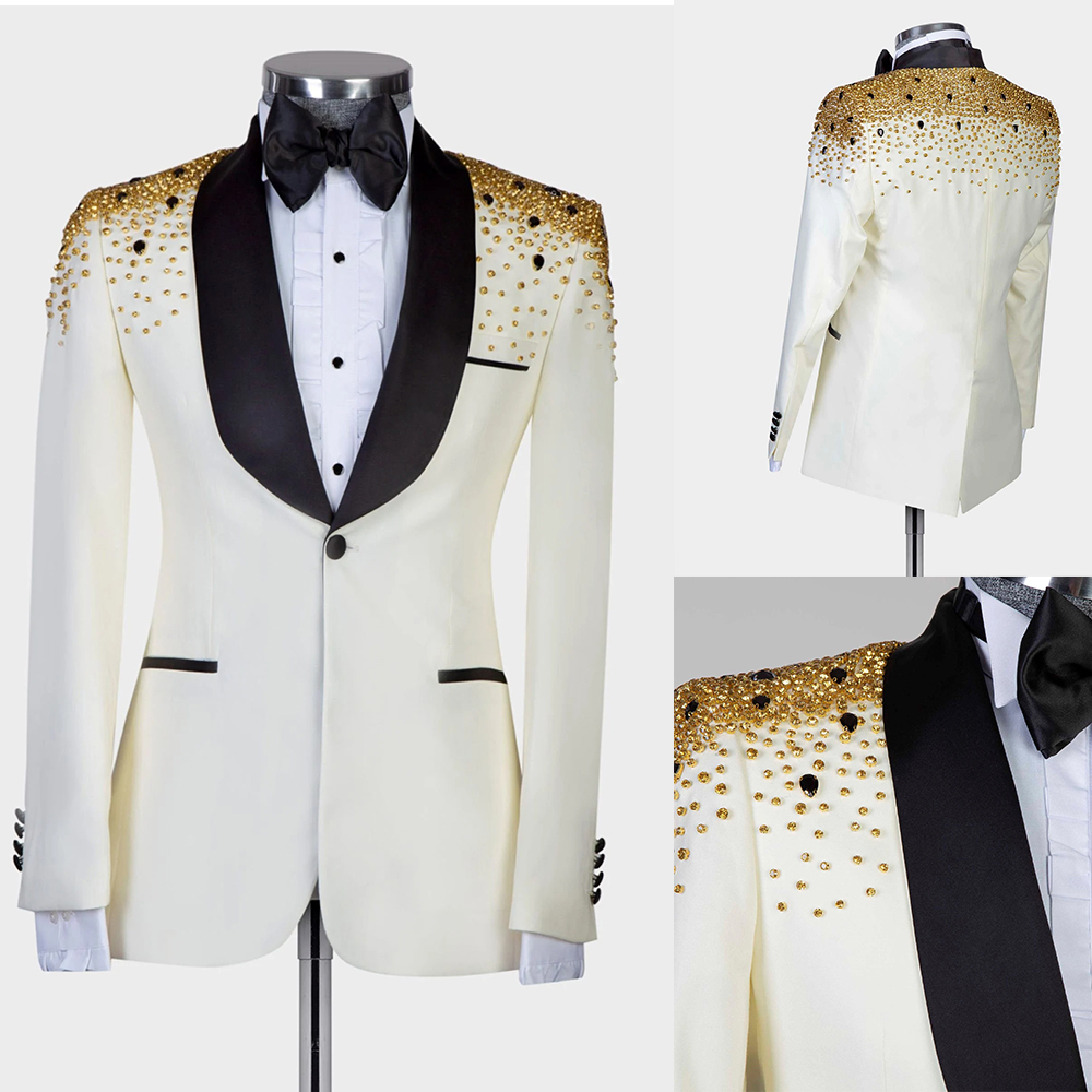 Man Luxe Kristallen Kralen Pak - Men Formal Wear Modern recensie en prijs