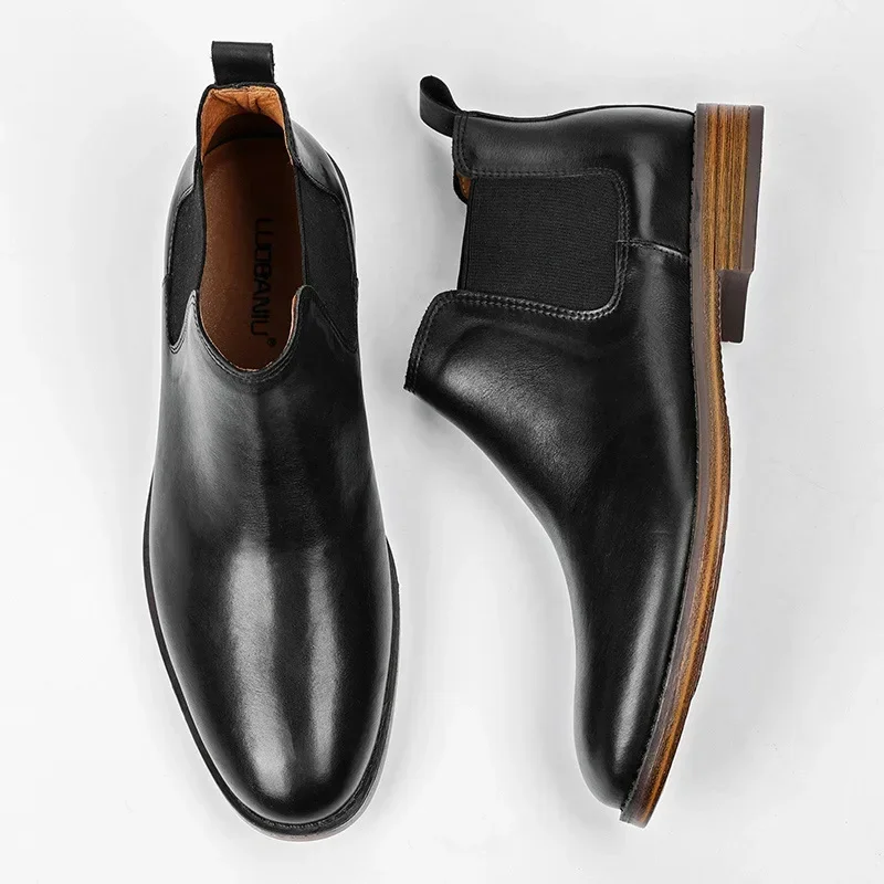 Zakelijke mode-kledinglaarzen  - Men Formal Wear With Boots recensie en prijs