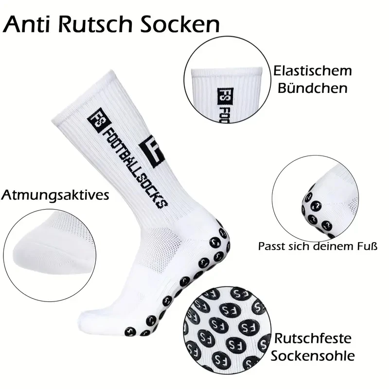 1 paar antislip voetbalsokken, - Sock Garter Men recensie en prijs
